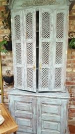 Painted hutch (2 piece)