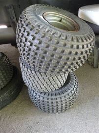 Lot of ATV tires.