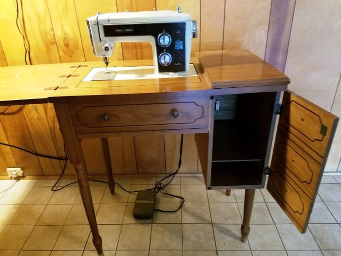 Kenmore Sewing Machine & Sewing Desk:    http://www.ctonlineauctions.com/detail.asp?id=740364