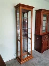Oak Lighted Curio Cabinet http://www.ctonlineauctions.com/detail.asp?id=740400