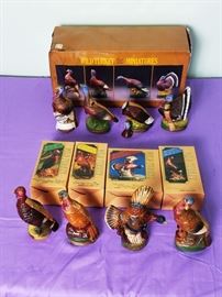 Wild Turkey Mini Decanters 1 Thru 8 With Boxes:  http://www.ctonlineauctions.com/detail.asp?id=740791