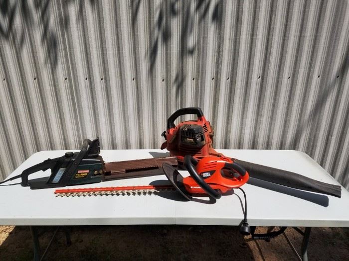 Chainsaw, Blower, & Hedge Trimmer:   http://www.ctonlineauctions.com/detail.asp?id=740963