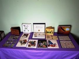 Commemorative First-Day Stamps and Mint Sets: http://www.ctonlineauctions.com/detail.asp?id=741262