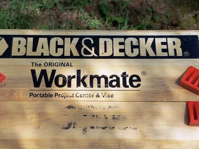 Black & Decker Workmate, and Saw Horses:       http://www.ctonlineauctions.com/detail.asp?id=742675