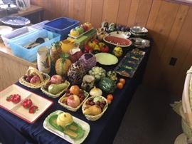 fruit and veggie décor 