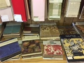 Fabric Sample booklets 