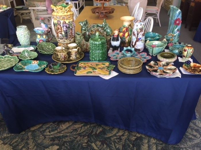 majolica pottery collection 