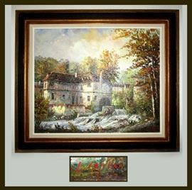 One of a Number of Leon Cepel Signed Oil Paintings; all Great Pieces  