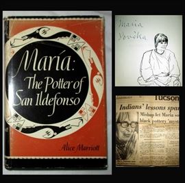 Maria The Potter of San Ildefonso by Alice Marriott 