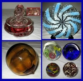 Murano ICET Lidded Dish, Paperweights, Buoy