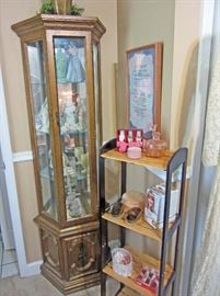 Curio cabinet and nick-knacks