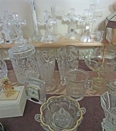 More  glass and crystal items