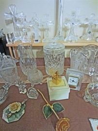 More glass and crystal items