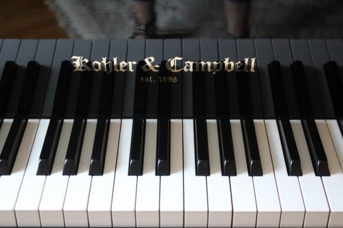 Like new, Black Lacquer Baby Grand Piano by Kohler and Campbell