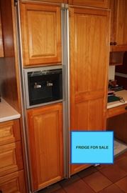 Refrigerator with Wood Paneling