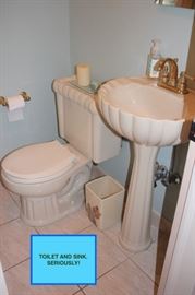 Toilet and Sink - Really Nice Set