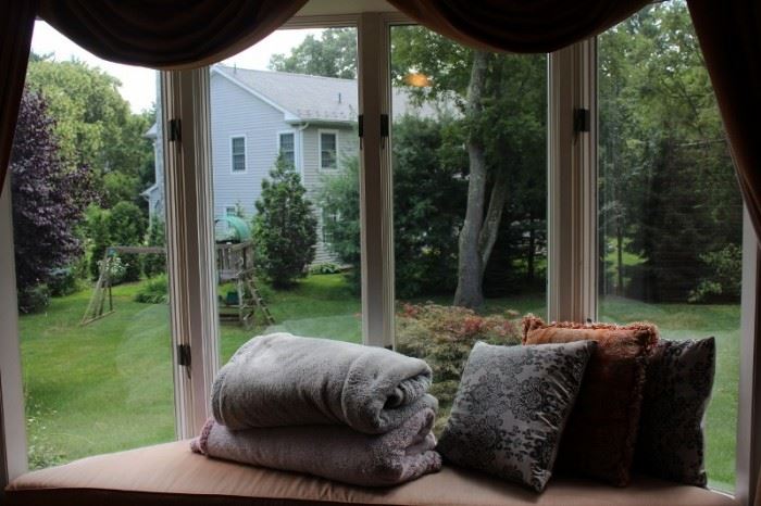 Bay Window and Pillows