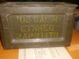 VINTAGE METAL AMMO BOX