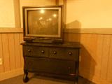 VINTAGE DRESSER ALSO TV
