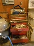 TOOL CHEST AND VARIOUS TOOLS