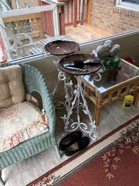 Vintage Wrought Iron plant stands