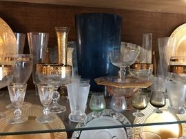 gold encrusted bar ware