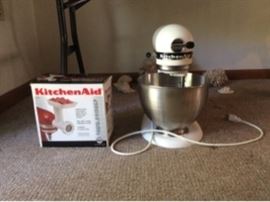 Kitchen-Aid Mixer with Food Grinder Attachment
https://ctbids.com/#!/description/share/33833