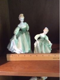 Royal Doulton Fair Lady and Fair Maiden Figurines             https://ctbids.com/#!/description/share/33847