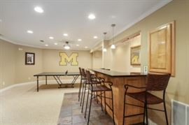 bar stools, 29" high,    ping pong table., 