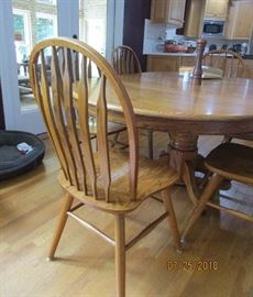kitchen oak chair