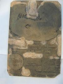 Vintage Coca Cola printing plate