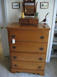 Chest of drawers  by Crawford Furniture  co. All wood.