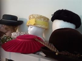Vintage ladies hats