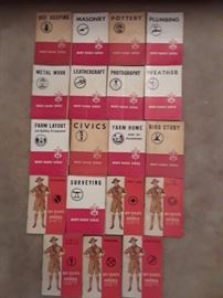 Boy Scout merit badge books