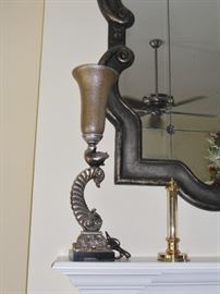 One of a pair of ornamental vases