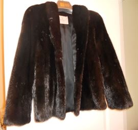 Gorgeous black mink jacket