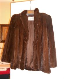 Beautiful brown mink jacket