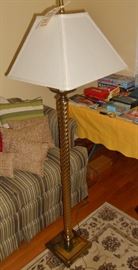 Gorgeous brass floor lamp 