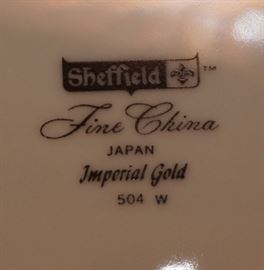 Sheffield Imperial Gold china