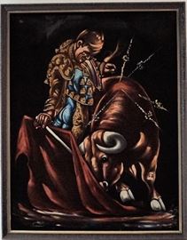 Velvet matador painting