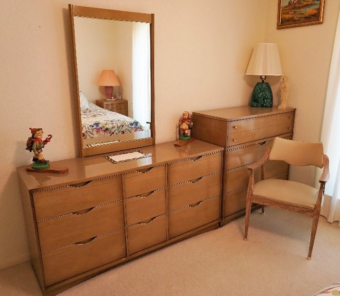 Bassett dresser and chest