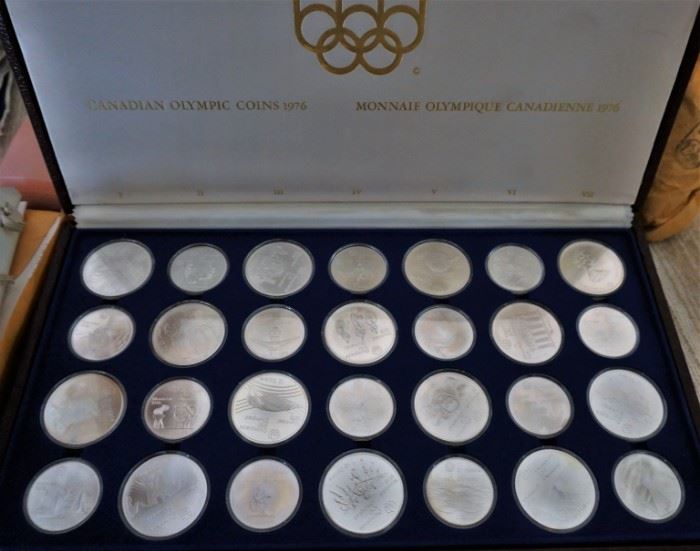 Canadian Olympic coin set from 1976