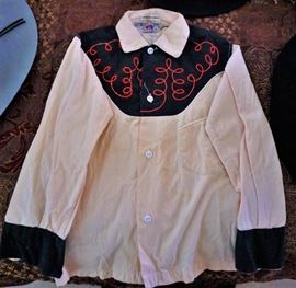 Child's pearl snap western shirt