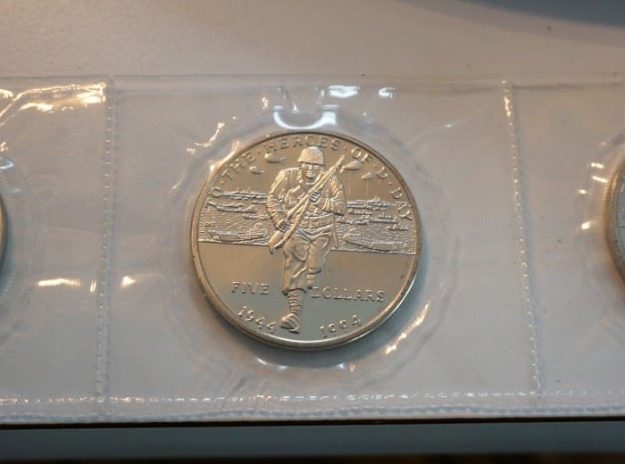 D-Day collectible coins