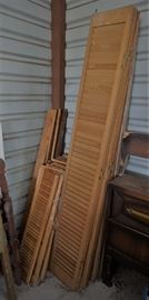 Wooden shutters