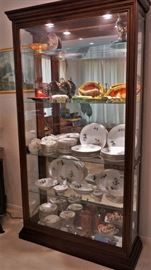 Lighted china cabinet