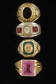 Gold, silver and other rings