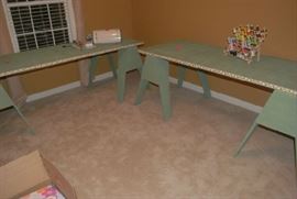 Doors used as tables