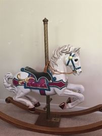 Full size carousel horse