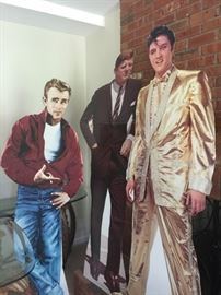 Elvis with his buddies, Jack and James.